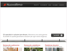 Tablet Screenshot of nuovarima.it